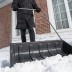 Движок для уборки снега пластиковый Сибртех, 695 х 540 х 1460 мм, стальная рукоятка, Россия 615935 купить в Нефтеюганске