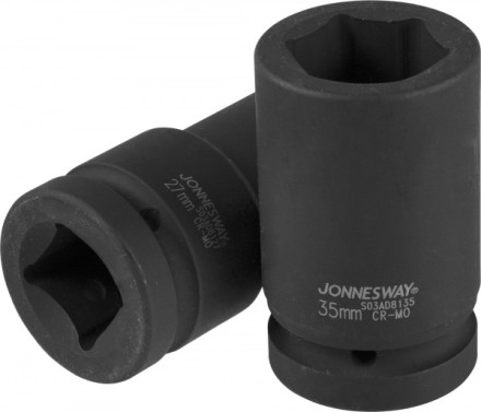 Головка ударная шестигранная 1&quot; М65  глубокая S03АD8165  Jonnesway 48603 купить в Нефтеюганске
