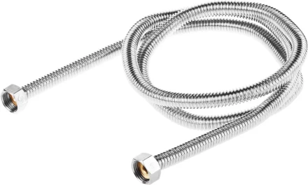 Подводка ЗУБР &quot;ЭКСПЕРТ&quot; сильфонная из нержавеющей стали, для воды, г/г (гайка-гайка), 1/2&quot;, 1,5м 51011-G/G-150 купить в Нефтеюганске