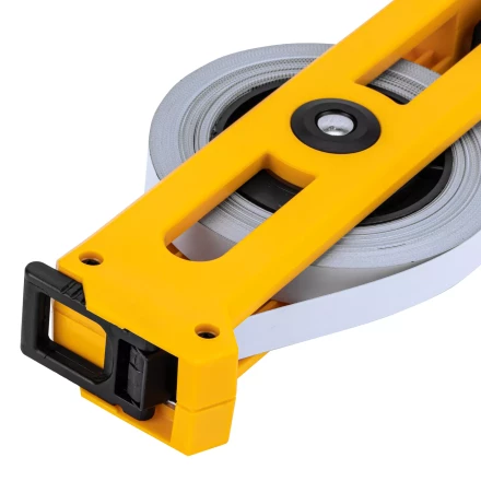 Рулетка геодезическая Denzel 20 м х 13 мм, открытый корпус, металлическая лента, 31490 купить в Нефтеюганске