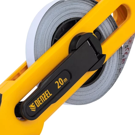 Рулетка геодезическая Denzel 20 м х 13 мм, открытый корпус, металлическая лента, 31490 купить в Нефтеюганске