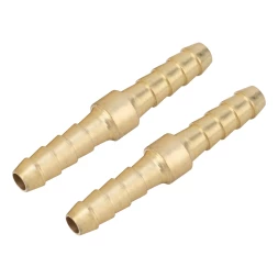 Штуцер &quot;елка&quot; двусторонний соединительный под шланг 6 мм, 2 шт Stels 57090