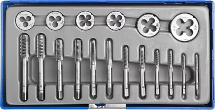 Набор ЗУБР &quot;МАСТЕР&quot; с металлорежущим инструментом, в пластиковом боксе 18 предметов 28120-H18 купить в Нефтеюганске