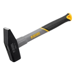 Молоток слесарный, 1000 г Denzel, кованый, фибергласовая рукоятка c TPR покрытием 10490