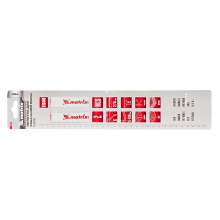 Полотна по дереву для сабельной пилы S1344D 275/4,3мм HCS 2 штуки  PRO Matrix 782011 купить в Нефтеюганске