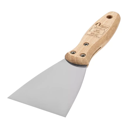Шпательная лопатка из нержавеющей стали, 80 мм, буковая рукоятка, EFP Matrix 85615 купить в Нефтеюганске