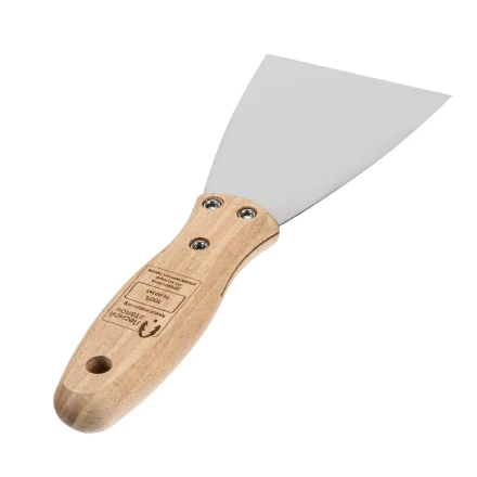 Шпательная лопатка из нержавеющей стали, 80 мм, буковая рукоятка, EFP Matrix 85615 купить в Нефтеюганске