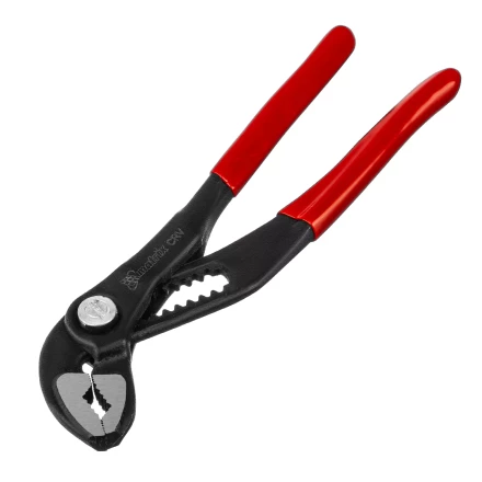 Клещи переставные 180 мм Matrix, кнопочный механизм, хром-ванадий, обливные рукоятки 17925 купить в Нефтеюганске