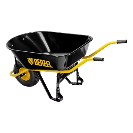 Тачка строительная Denzel 689965, усиленная, объем 130 л, 230 кг, колесо 15х6.00-6 купить в Нефтеюганске