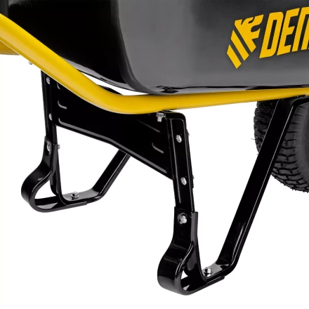 Тачка строительная Denzel 689965, усиленная, объем 130 л, 230 кг, колесо 15х6.00-6 купить в Нефтеюганске