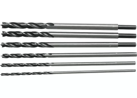 Набор сверл по дереву 6-8-10-12-13-14 мм L 300 мм 6 шт цилиндрический хвостовик SPARTA 702305 купить в Нефтеюганске