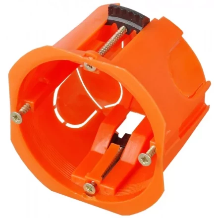 Коробка установочная СВЕТОЗАР для полых стен, макс. напряжение 400В, с пластиковыми лапками, 68х47мм SV-54913 купить в Нефтеюганске