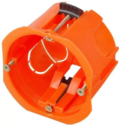 Коробка установочная СВЕТОЗАР для полых стен, макс. напряжение 400В, с пластиковыми лапками, 68х47мм SV-54913 купить в Нефтеюганске