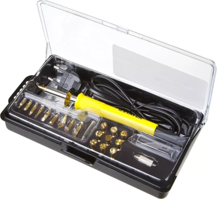 Прибор для выжигания STAYER &quot;PROFESSIONAL&quot;, 3в1, с набором насадок 20шт 45227 купить в Нефтеюганске