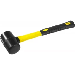 Киянка STAYER "PROFESSIONAL" резиновая ЧЕРНАЯ, с фиберглассовой ручкой 2054-40