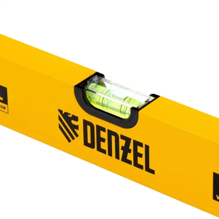 Уровень алюминиевый, 1200 мм, фрезерованный, 3 глазка Denzel 33684 купить в Нефтеюганске