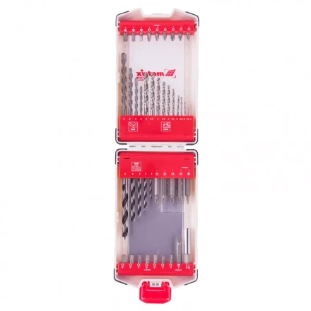 Набор сверл комбинированный сверла по металлу 1-6 мм бетону 4-8 мм дереву 3-8 мм биты 22 шт адаптер 44 предмета Pro Matrix 725644 купить в Нефтеюганске