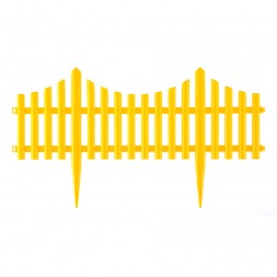 Забор декоративный Гибкий 24 x 300 см желтый Palisad 65016