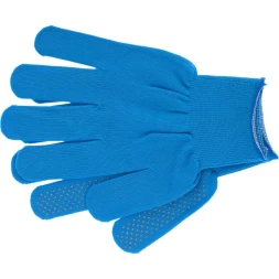 Перчатки нейлон 13 класс цвет "ультрамарин" XL 67841