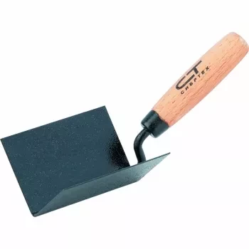 Кельма угловая, 110 х 75 х 75 мм, стальная, для внутренних углов, буковая ручка  СИБРТЕХ 86309 купить в Нефтеюганске