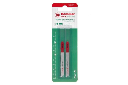 Пилки для лобзика HAMMER 204-129 JG MT T118B (2 шт.) купить в Нефтеюганске
