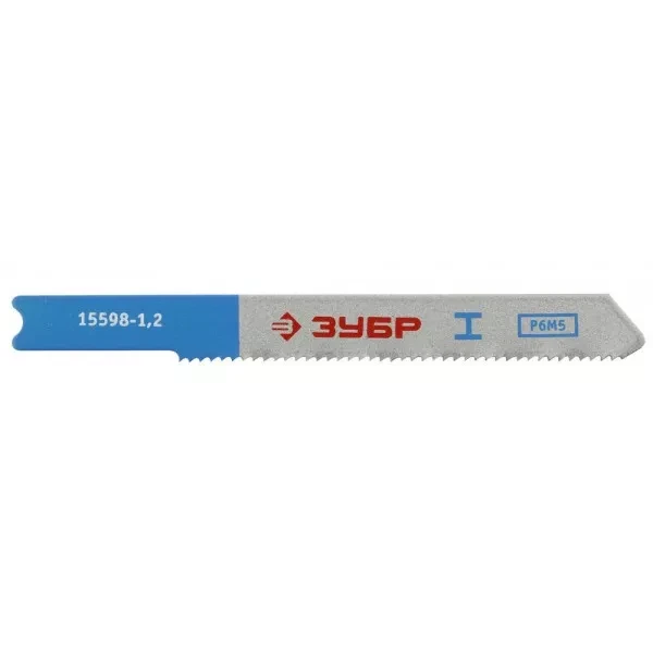 Полотна ЗУБР "ЭКСПЕРТ", U118A,  для эл/лобзика, HSS, по металлу, US-хвост., шаг 1,2мм, 50мм, 3шт 15598-1.2 купить в Нефтеюганске