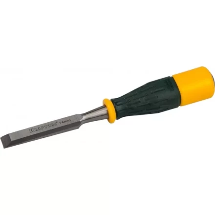 Стамеска KRAFTOOL &quot;EXPERT&quot; упрочненное полотно, ударочпрочная двухкомп ручка, стальной затыльник для ударных работ,14мм 1815-14_z01 купить в Нефтеюганске