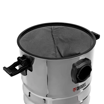 Пылесос строительный Denzel 28203 RVC30, 1400 Вт, бак 30 л, шланг 3 м, розетка с автосинхр. купить в Нефтеюганске