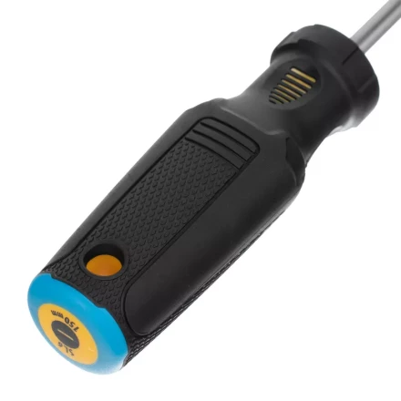 Отвертка SL6x150 мм, CrV, трехкомпонентная рукоятка Denzel 12199 купить в Нефтеюганске