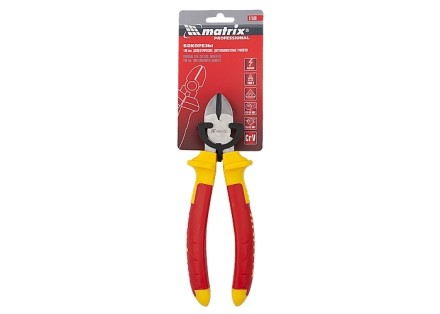 Бокорезы  Insulated 180мм двухкомпонентные рукоятки MATRIX PROFESSIONAL 17508 купить в Нефтеюганске