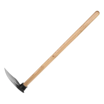 Кетмень Сибртех, 175 х 265 х 900 мм, цельнокованый, деревянный лакированный черенок, 62368 купить в Нефтеюганске