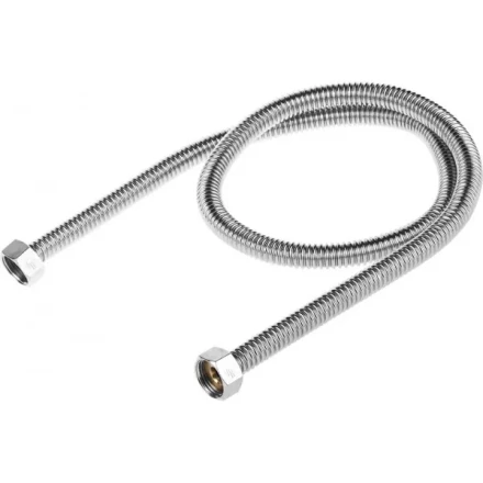 Подводка ЗУБР &quot;ЭКСПЕРТ&quot; сильфонная из нержавеющей стали, для воды, г/г (гайка-гайка), 1/2&quot;, 1,0м 51011-G/G-100 купить в Нефтеюганске