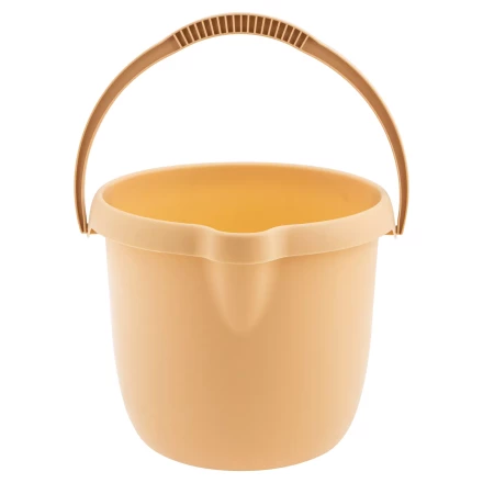 Ведро пластмассовое круглое Palisad 12 л, бежевое, Home 929495 купить в Нефтеюганске
