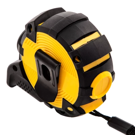 Рулетка Denzel 3м х 16мм, автоматич. фиксац., нейлон. покрытие, магнит. зацеп, двухстор. разметка, 31520 купить в Нефтеюганске