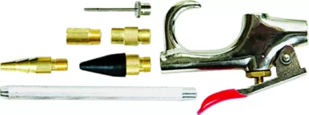 Набор продувочный пистолет пневмат. в комплекте с насадками 6 шт  MATRIX 57336 купить в Нефтеюганске