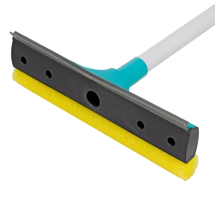 Щетка-окномойка с водосгоном, пластиковый черенок, 430х220 мм, Home Palisad 93590 купить в Нефтеюганске