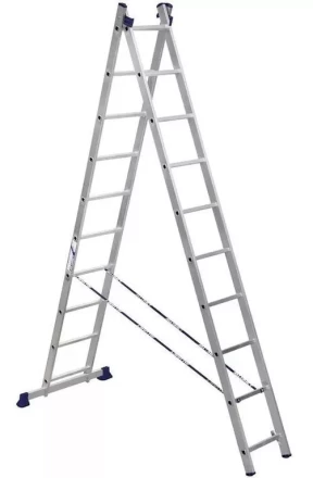 Лестница 2-х секционная алюминиевая 2*10 1013298 купить в Нефтеюганске