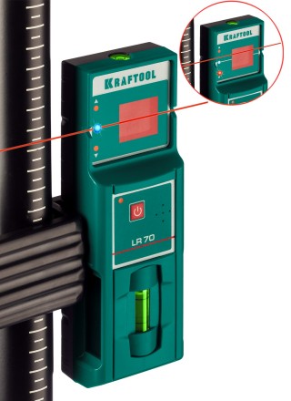 Детектор для линейного нивелира, KRAFTOOL 34607 купить в Нефтеюганске
