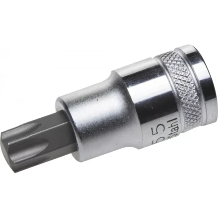 Торцовая бита-головка KRAFTOOL &quot;INDUSTRIE QUALITAT&quot;, материал S2, TORX, сатинированная, 1/2&quot;, Т55 27905-55_z01 купить в Нефтеюганске