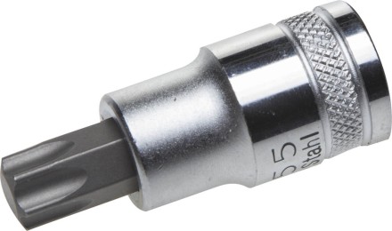 Торцовая бита-головка KRAFTOOL &quot;INDUSTRIE QUALITAT&quot;, материал S2, TORX, сатинированная, 1/2&quot;, Т55 27905-55_z01 купить в Нефтеюганске