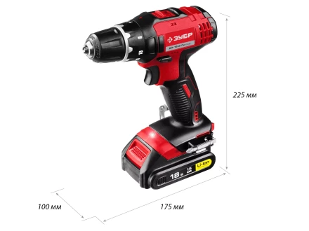 Дрель-шуруповерт 2 АКБ ДА-18-2-Ли КНМ2 серия МАСТЕР купить в Нефтеюганске
