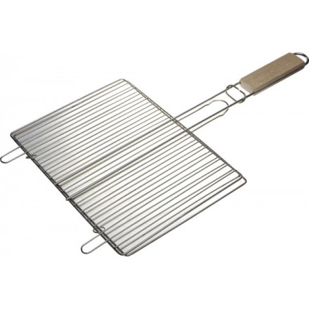 Решетка-гриль GRINDA &quot;BARBECUE&quot;, плоская, нержавеющая сталь, 300х225мм 424733 купить в Нефтеюганске