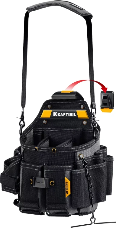 Поясная сумка электрика KRAFTOOL 38766 купить в Нефтеюганске