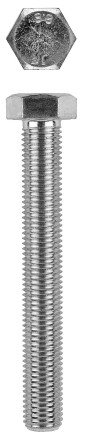 Болт с шестигранной головкой, DIN 933, кл. пр. 8.8, оцинкованный, M16x45мм, 50шт, KRAFTOOL 303074-16-045 303074-16-045 купить в Нефтеюганске