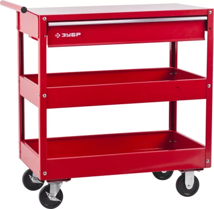 Тележка инструментальная ЗУБР &quot;МАСТЕР&quot;, 1 ящик + 2 полки, 737х383х785мм 38912 купить в Нефтеюганске