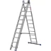 Лестница ЗУБР универсальная, трехсекционная со стабилизатором, 11 ступеней 38831-11 купить в Нефтеюганске