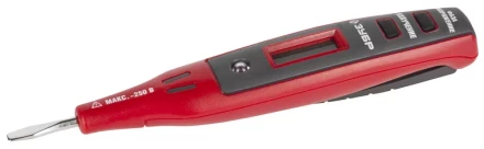 Тестер ЗУБР цифровой со световым индикатором, 12-220В, 140мм 59700 купить в Нефтеюганске