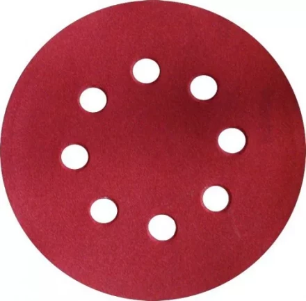 Шлифкруги Ф125 мм К400 на липучей основе с отверстиями 5 штук для дерева и металла 20209 купить в Нефтеюганске