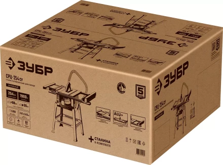 ЗУБР d 254 мм, 1900 Вт, распиловочный станок с удлинителем (СРЦ-254су) купить в Нефтеюганске