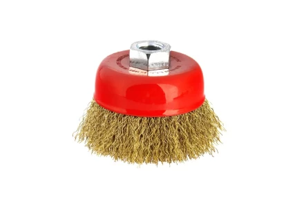 Кордщетка HAMMER чаша 65мм для УШМ гофрированная латунированная сталь (207-101) купить в Нефтеюганске